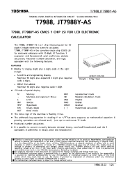 Datasheet JT7988Y-AS производства Toshiba