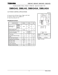 Datasheet M8J45A производства Toshiba