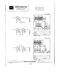 Datasheet MG100G2CL1 manufacturer Toshiba