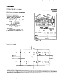 Datasheet MIG20J901H производства Toshiba