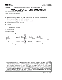 Datasheet MIG20J906E производства Toshiba