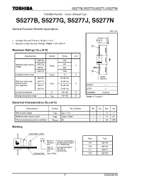 Datasheet S5277B производства Toshiba