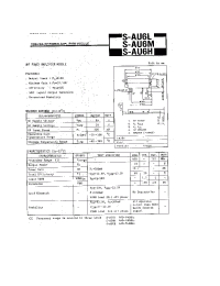 Datasheet S-AU6M производства Toshiba