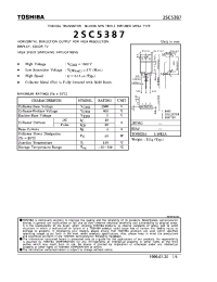 Datasheet SC5387S производства Toshiba