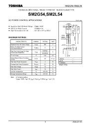 Datasheet SM2L54 manufacturer Toshiba