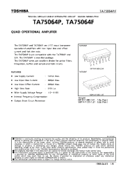 Datasheet TA75064 производства Toshiba