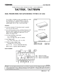 Datasheet TA7795FN производства Toshiba