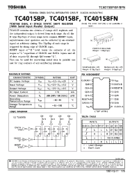 Datasheet TC4015BP производства Toshiba