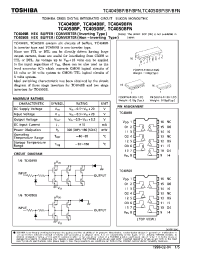 Datasheet TC4050BF производства Toshiba