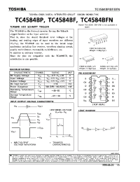 Datasheet TC4584BP производства Toshiba
