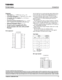 Datasheet TC74ACT37FW производства Toshiba