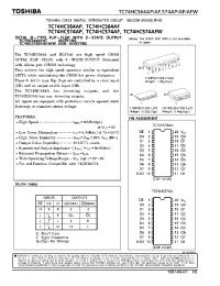 Datasheet TC74HC574AFW производства Toshiba