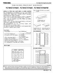 Datasheet TC74HCT374A производства Toshiba