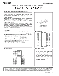 Datasheet TC74HCT646 производства Toshiba