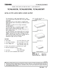 Datasheet TC74LVX573 производства Toshiba