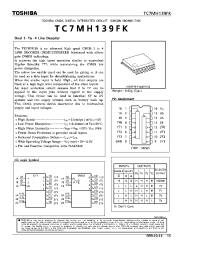Datasheet TC7MH139FK производства Toshiba