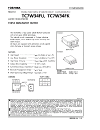Datasheet TC7W34FK производства Toshiba