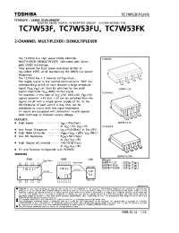 Datasheet TC7W53F производства Toshiba