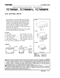 Datasheet TC7W66 производства Toshiba