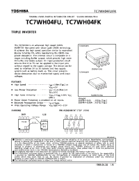 Datasheet TC7WH04 производства Toshiba