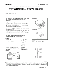 Datasheet TC7WH126FK производства Toshiba