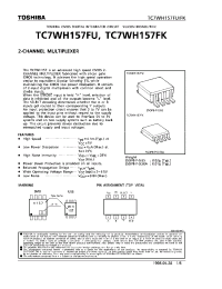 Datasheet TC7WH157FU производства Toshiba