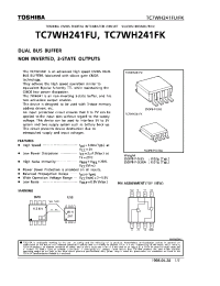 Datasheet TC7WH241FK производства Toshiba