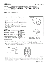 Datasheet TC7WH245FU производства Toshiba