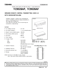Datasheet TC9028AF производства Toshiba