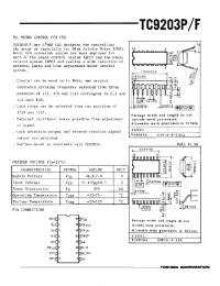 Datasheet TC9203F производства Toshiba