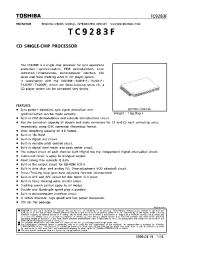 Datasheet TC9283F производства Toshiba