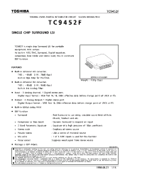 Datasheet TC9452F производства Toshiba