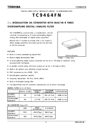 Datasheet TC9464FN производства Toshiba