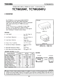 Datasheet TCWU04F производства Toshiba
