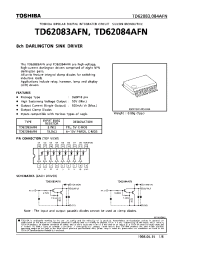Datasheet TD62083AFN производства Toshiba