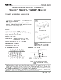 Datasheet TD62301F производства Toshiba