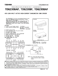 Datasheet TD62308AF производства Toshiba