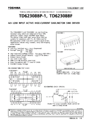 Datasheet TD62308BF производства Toshiba
