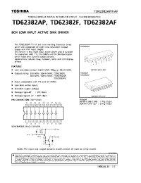 Datasheet TD62382F производства Toshiba