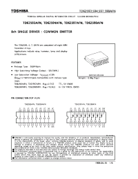 Datasheet TD62593 производства Toshiba