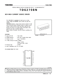 Datasheet TD62708 производства Toshiba