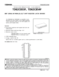 Datasheet TD62C854F производства Toshiba