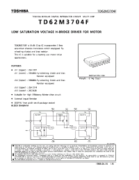 Datasheet TD62M3704F производства Toshiba