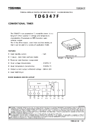 Datasheet TD6347F производства Toshiba