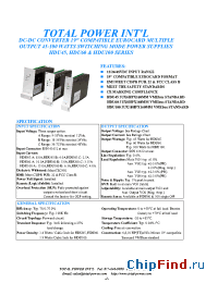 Datasheet HDU100-C-11 manufacturer Total Power