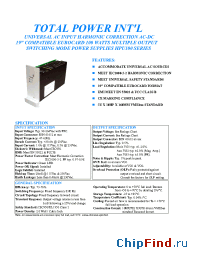 Datasheet HPU100-D120I manufacturer Total Power