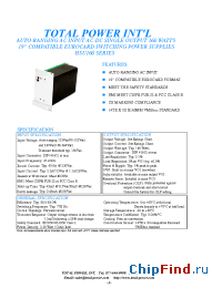 Datasheet HSU160-10 manufacturer Total Power