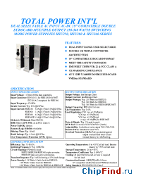 Datasheet HSU360-T033II manufacturer Total Power