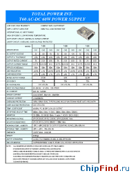 Datasheet T60 manufacturer Total Power