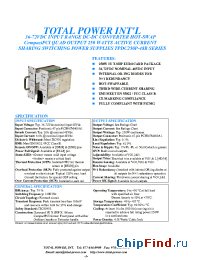 Datasheet TPDC250P-48B-490O manufacturer Total Power
